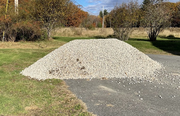 Crushed Stone for Cellar Post Footings