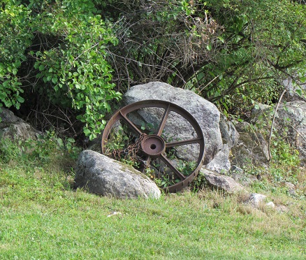 Old Farm Wagon Wheel