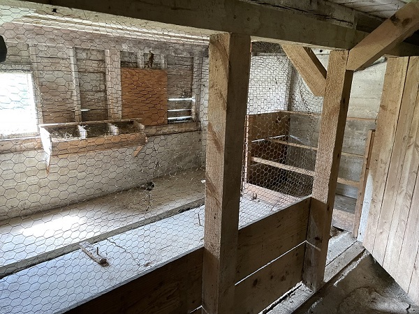 Chicken Coop - Lower Level of Barn