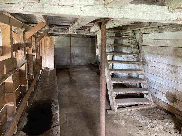 Barn Lower Level Stairs